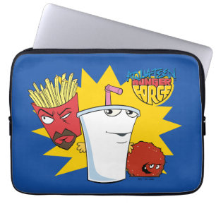 Capa Para Notebook Aqua Teen Hunger Force Explosive Graphic