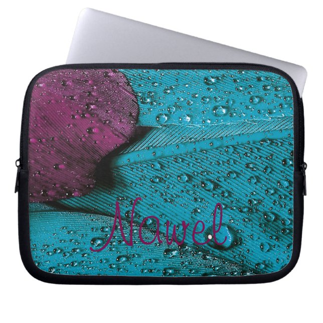 Capa Para Notebook "AquaCircuit: Precisão em cada gota (Frente)