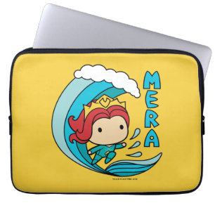 Capa Para Notebook Aquaman Chibi Mera Riding Wave Graphic