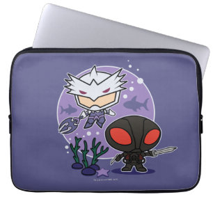 Capa Para Notebook Aquaman Chibi Orm & gráfico submarino do Manta
