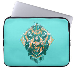 Capa Para Notebook Aquaman   Gráfico Aquaman & Trenchers