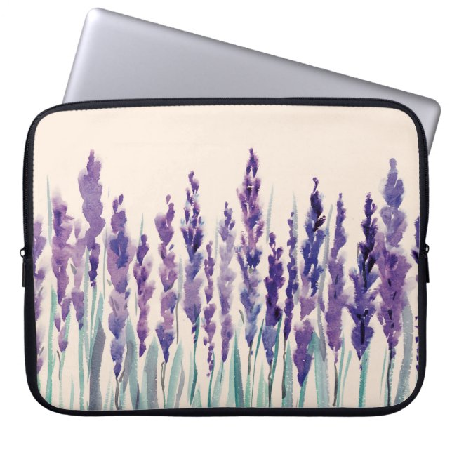 Capa Para Notebook Aquarela lavandante francesa (Frente)