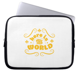 Capa Para Notebook Aqui está o mundo