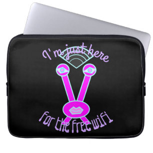 Capa Para Notebook Aqui Para A Bolsa de laptop De Alienígena De Espaç