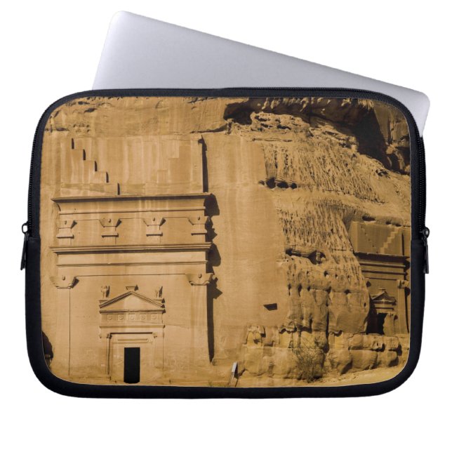 Capa Para Notebook Arábia Saudita, local de Madain Saleh, 3 antigos (Frente)