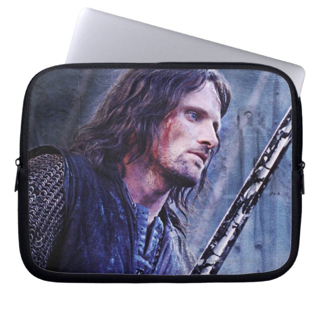 Capa Para Notebook Aragorn com sangue (Frente)