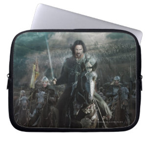 Capa Para Notebook Aragorn Liderando em Cavalo
