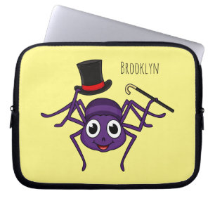 Capa Para Notebook Aranha-branca no desenho do chapéu