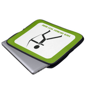Capa Para Notebook Archer com seu arco preto, arquivista verde person