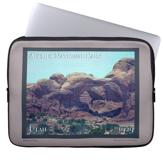 Capa Para Notebook Arches National Park Poster (Frente)