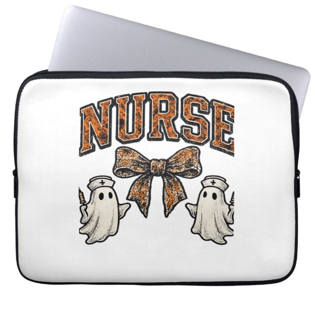 Capa Para Notebook Arco Clássico de T-Shirt da Enfermeira Assustadora (Frente)