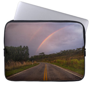 Capa Para Notebook Arco-íris e estrada