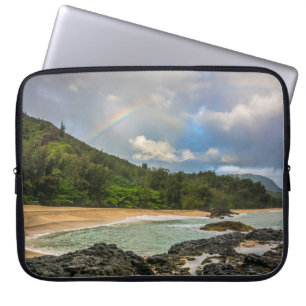 Capa Para Notebook Arco-íris em Lumaha'i Beach, Kauai, Havaí, Wetca