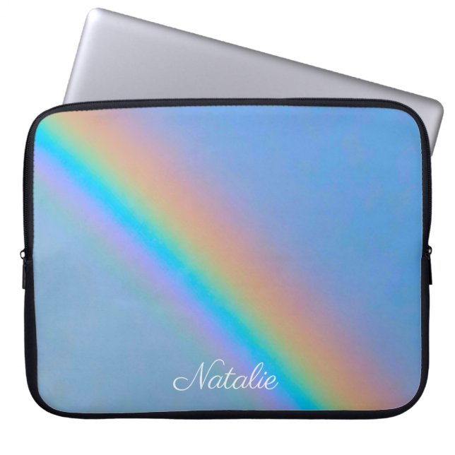 Capa Para Notebook Arco-íris real natural personalizado (Frente)