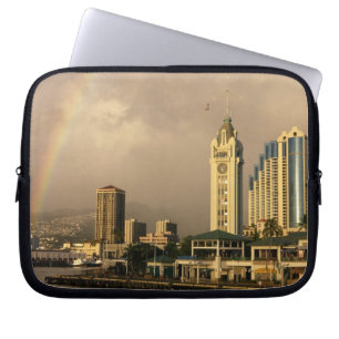 Capa Para Notebook Arco-íris sobre Honolulu, Havaí, EUA 2