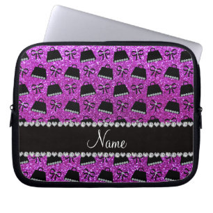 Capa Para Notebook Arco roxo de néon conhecido personalizado das