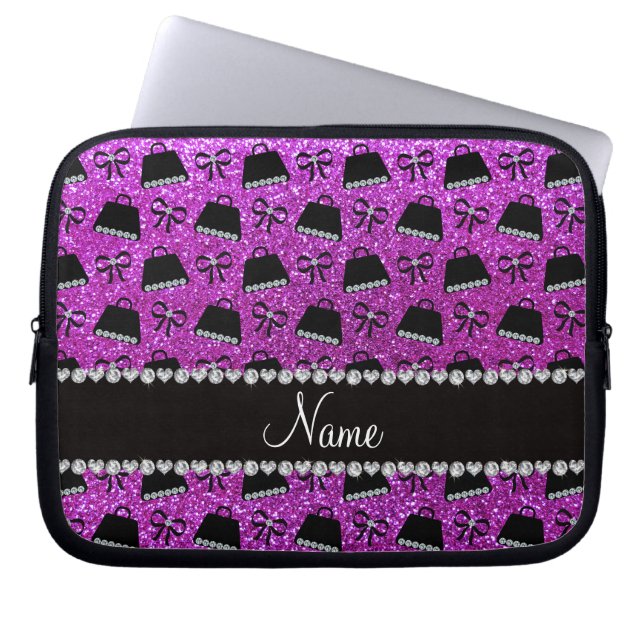 Capa Para Notebook Arco roxo de néon conhecido personalizado das (Frente)