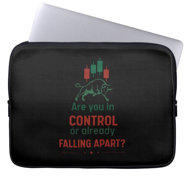 Capa Para Notebook Are You in Control? – Trader Discipline (Frente)