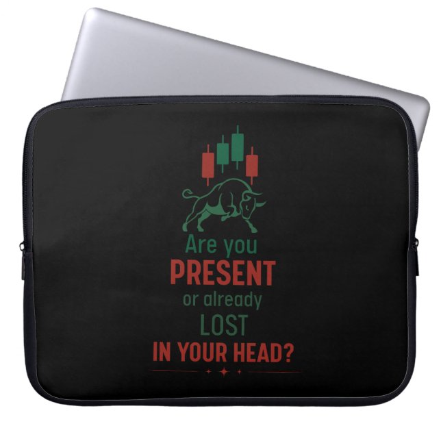 Capa Para Notebook Are You Present? – Trader Mindset | Bull  (Frente)