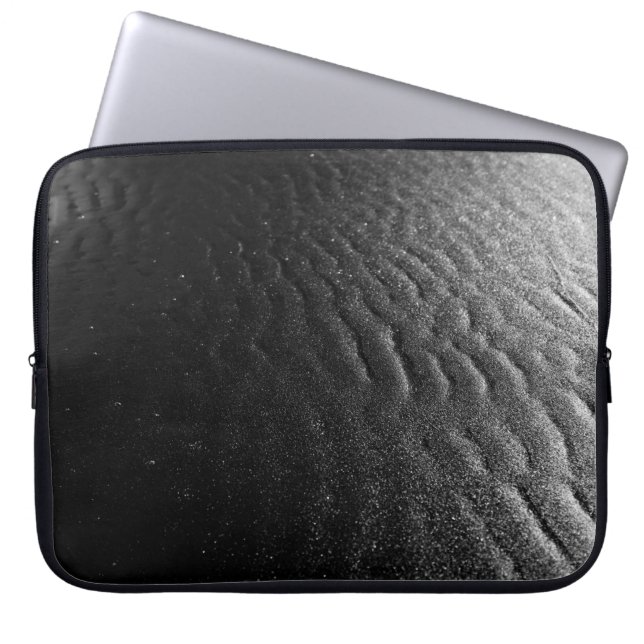 Capa Para Notebook Areia preta (Frente)