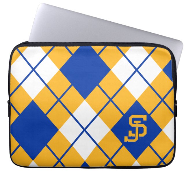 Capa Para Notebook Argyle de Spartans do estado de San Jose (Frente)