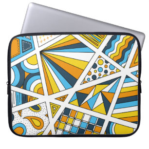 Capa Para Notebook AroAce Pride Zen Doodle Sinalizador sunset Moderno