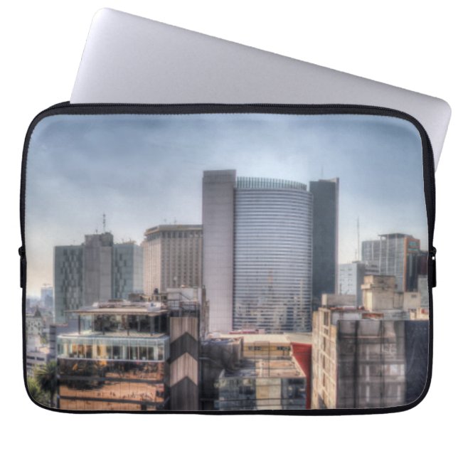 Capa Para Notebook Arquitectura da cidade panorâmico de Cidade do (Frente)