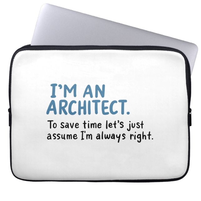 Capa Para Notebook Arquiteto - Eu Sou Um Arquiteto (Frente)