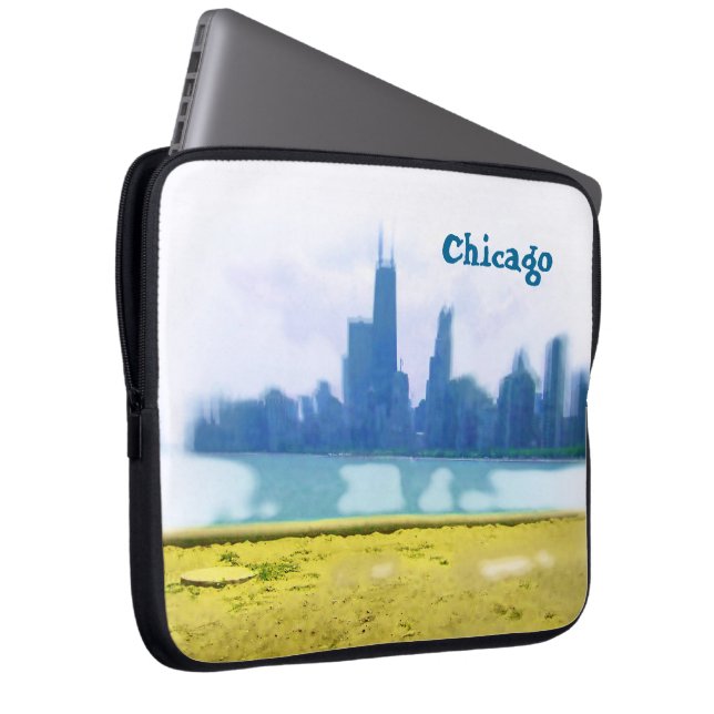 Capa Para Notebook Arranha-céus de Chicago (Frente Esquerda)