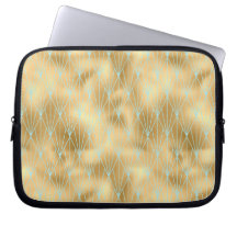 Art Deco Diamond Patterno 2, Dourado e Teal