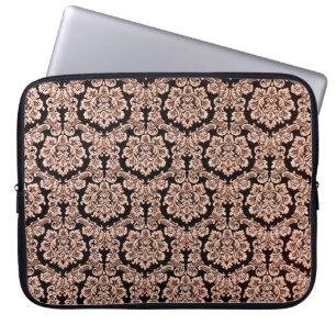 Capa Para Notebook Art Deco Pattern. Fundo de ouro perfeito. Mini