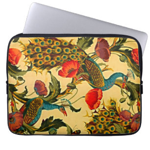 Capa Para Notebook Art Nouveau Elegance: Sidewall, The Peacock, 1896