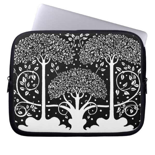 Capa Para Notebook Art Nouveau Tree Beardsley Pattern (Frente)
