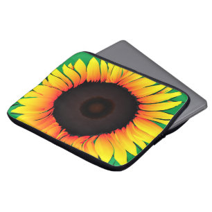 Capa Para Notebook Art Sunflower - Escolha / adicione sua cor favorit