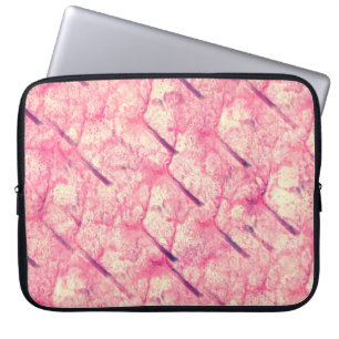 Capa Para Notebook Arte A cor rosa da tinta de cor d'água cor rosa pi