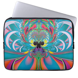 Capa Para Notebook Arte Abstrata Borboleta de Verão