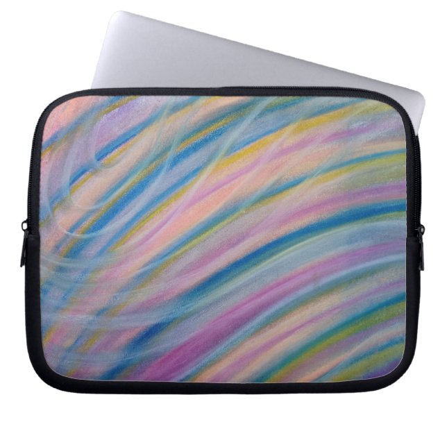 Capa Para Notebook Arte abstrata colorida única P6 (Frente)
