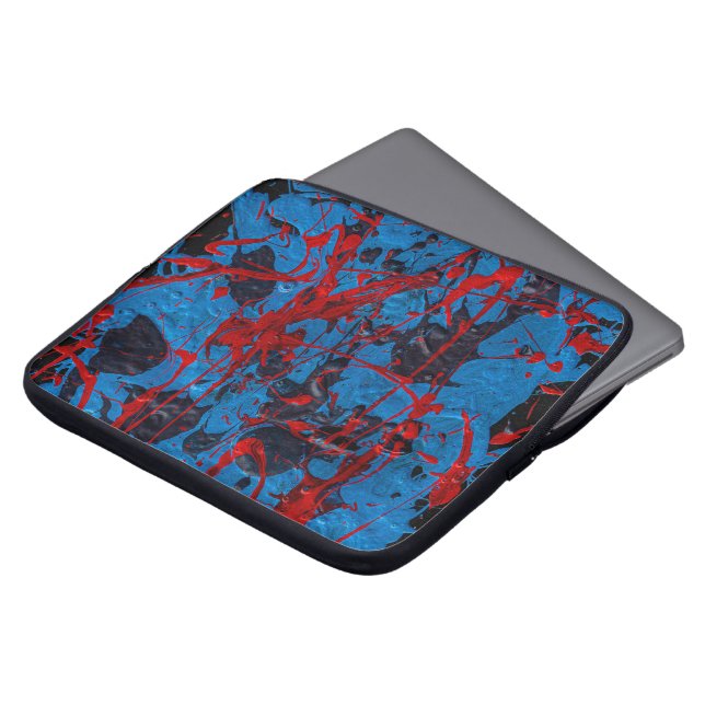 Capa Para Notebook Arte Abstrata Contemporânea: Elétrica (Frente Topo)