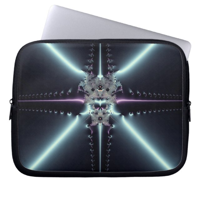 Capa Para Notebook Arte Abstrata Estrela Azul (Frente)