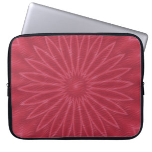 Capa Para Notebook Arte abstrata moderna colorida floral rosa