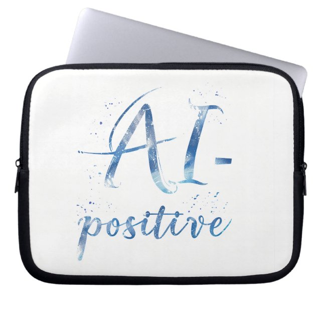 Capa Para Notebook Arte AI-Positive Text (Frente)