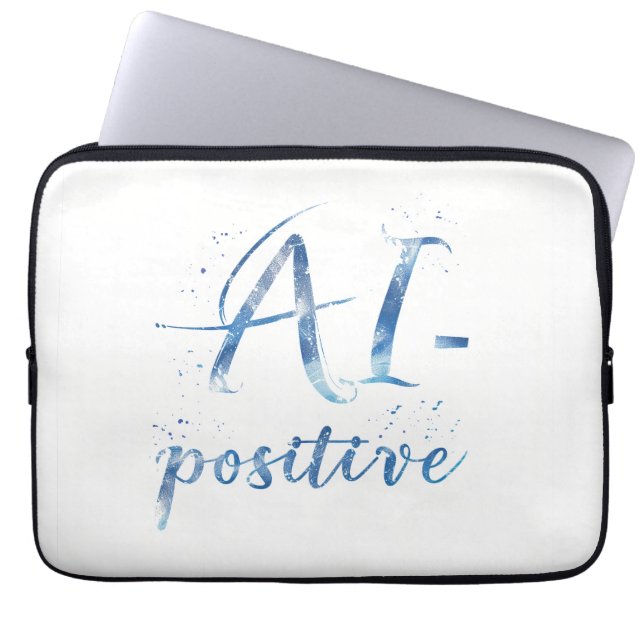 Capa Para Notebook Arte AI-Positive Text (Frente)