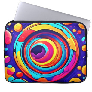 Capa Para Notebook Arte colorida do vórtex cósmico da Nebula