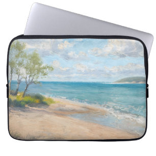Capa Para Notebook Arte Costeira Brisa Impressão de Praia
