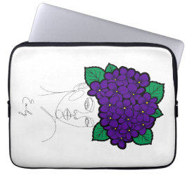 Capa Para Notebook Arte de Coroa de Flor de Nascimento Personalizada