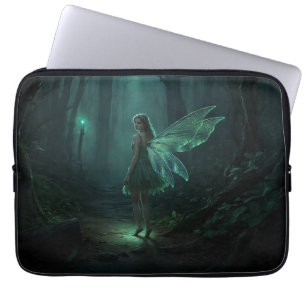 Capa Para Notebook Arte de Fantasia de Fada de Floresta Encantada