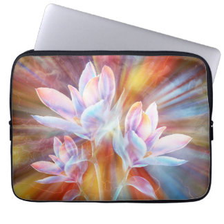 Capa Para Notebook Arte de flores modernas abstratas