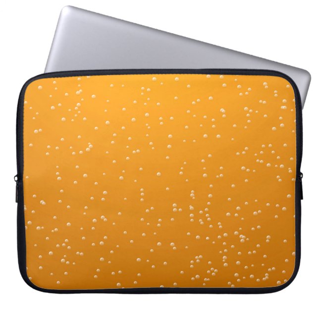 Capa Para Notebook Arte de fundo de Ale com bolhas minúsculas (Frente)