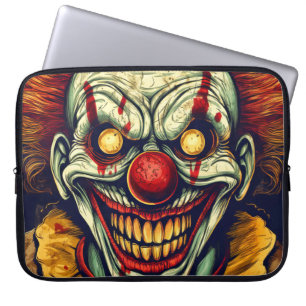 Capa Para Notebook Arte de Ilustração do Palhaço de Carnaval Sinister