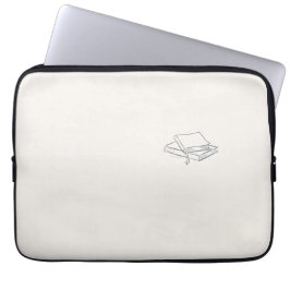 Capa Para Notebook Arte de Linha Minimalista Introvertida
